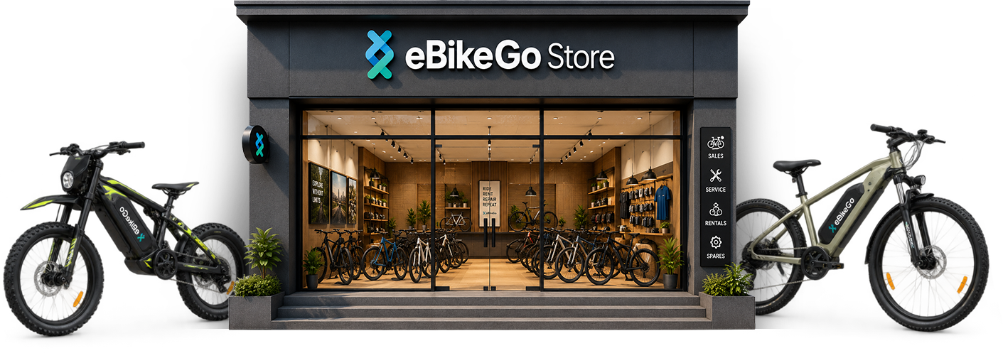 eBikeGo Store with electric bicycles